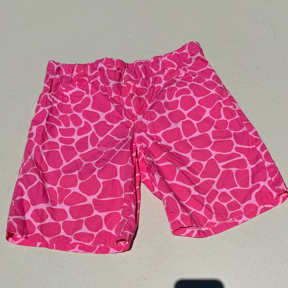 LILLY PULITZER girls pink shorts 14